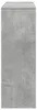 vidaXL Bücherregal/Raumteiler Betongrau 100x33x94,5 cm Produktbild-Vorschau 5