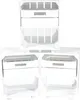 2er Set Weißer Nachttisch mit Schublade 30,5cm x 40cm x Produktbild-Vorschau 4