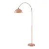 Lindby Bogenlampe Lennart, kupfer, höhenverstellbar, E27 Produktbild-Vorschau 1