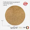 Waschbarer Teppich EASE rund, Gelb, Ø 80 cm Produktbild-Vorschau 2