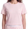 BOSS Damen-Pyjama-T-Shirt mit kurzen Ärmeln und lockerer Produktbild-Vorschau 2