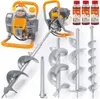 Powermat Motorisierte Erdbohrmaschine 6Hp + 3 Bohrer Produktbild-Vorschau 10