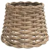 vidaXL Tienidlo na svietidlo hnedé Ø20x15 cm Wicker Náhľad obrázku produktu 1