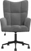 vidaXL Relax křeslo Dark Grey Velvet Náhled obrázku produktu 2