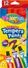 COLORINO SET 12er x 12ml SCHULMALFARBEN TUBE TEMPERA-FARBEN Produktbild-Vorschau 2