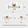 Deckenleuchte 6 Köpfe,Deckenlampe,Enthält keine Produktbild-Vorschau 3