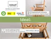 needs&wants® Zahradní dřevěná lavička odolná proti Náhled obrázku produktu 10