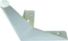 A single furniture leg with a white cap on a white background. Podgląd zdjęcia produktu