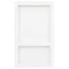 vidaXL Piatto doccia a 2 scomparti bianco lucido 41x69x9 cm Anteprima dell’immagine prodotto 9