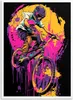 Bunte Poster Bilder für die Wand BMX für Kinder Jungen Produktbild-Vorschau 1