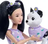 Barbie Twinning Looks Modepuppe mit Hündchen, Produktbild-Vorschau 5