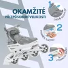 Inline brusle Blackwheels Flex Pro šedé kolečkové brusle ve Náhled obrázku produktu 2