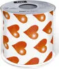 Toilettenpapier Rolle bedruckt Hearts - Herzen Produktbild-Vorschau 2