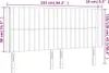 Kopfteil mit Ohren Dunkelgrau 163x16x118/128 cm Samt Produktbild-Vorschau 9