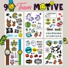 Papa & Kind Team Tattoos 90 Stück Team-Motive Produktbild-Vorschau 2
