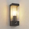 Lindby Außenwandlampe Tilian, Sensor, Höhe 25 cm, anthrazit Produktbild-Vorschau 2