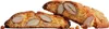 Two almond biscotti are shown against a white background. Produktbild-Vorschau