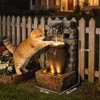Outsunny Gartenbrunnen mit warmweißen LED-Lichtern Produktbild-Vorschau 3