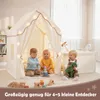 COSTWAY, namiot dla dzieci 2 w 1 z bramką ochronną, domek Podgląd zdjęcia produktu 3