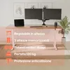 AREBOS Struttura Scrivania Elettrica Regolabile in Altezza Anteprima dell’immagine prodotto 3