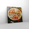 Bild auf Leinwand - Leinwandbild - Pizza Käse Tomaten - Produktbild-Vorschau 4
