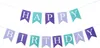 Oblique Unique Happy Birthday Girlande Banner 2m Geburtstag Produktbild-Vorschau 2