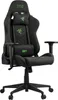 A black gaming chair with green accents and logos. Produktbild-Vorschau