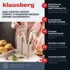 A person is holding kitchen utensils from a set, with bread rolls and vegetables in the foreground. Produktbild-Vorschau
