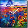 Coloray Uhr auf Leinwand 30x30 cm Wand Uhr Dekoration Produktbild-Vorschau 1
