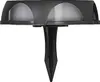 A black outdoor solar lamp with a pointed stake for ground insertion. Produktbild-Vorschau