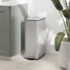 HOMCOM Mülleimer 20L Treteimer mit Deckel Fußpedal Produktbild-Vorschau 2