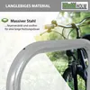 Fahrradanlehnbügel 115x58 cm Stahl feuerverzinkt Ø 48 mm Produktbild-Vorschau 2