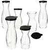 6x MIA MISURA Wein-Karaffe mit Deckel schwarz 0,5L & 1L Produktbild-Vorschau 2