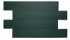 Four dark green wooden planks arranged in a staggered pattern against a white background. Podgląd zdjęcia produktu