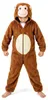 Affenkostüm Kostüm Affe für Kinder Gr. 98 158, Größe:104 Produktbild-Vorschau 1