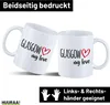Huuraa Kaffeetasse Glasgow my love 330ml Weiß Keramik Produktbild-Vorschau 2