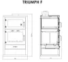 Kaminofen mit Backfach Victoria Triumph F, schwarz mit Produktbild-Vorschau 3