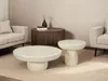 Brix - Couchtisch Dune - Elfenbein - MDF/Beton - 80 cm Produktbild-Vorschau 4