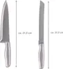 Messerblock, 12 hochwertige Messer, rostfreier Edelstahl, Produktbild-Vorschau 6