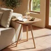 Carenza Home Beistelltisch Eiche 34x45 cm Holzbeine Produktbild-Vorschau 4