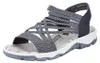 Rieker dámske topánky Papuče Sandal Black Leisure, Veľkosť Náhľad obrázku produktu 6