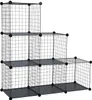 A modular wire shelving unit is shown against a white background. Produktbild-Vorschau
