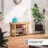 CASARIA® Scarpiera con Seduta in Legno Capacità 160 kg Anteprima dell’immagine prodotto 2