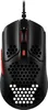 A top-down view of a black and red gaming mouse against a white background. Produktbild-Vorschau
