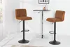 riess-ambiente Barhocker PORTLAND vintage braun Microfaser Produktbild-Vorschau 3