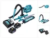 Makita DCL 184 RF Akku Staubsauger 18 V 54 mbar 0,5 l + 2x Produktbild-Vorschau 1