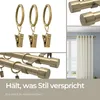 LOFT 240 cm Doppelte Gardinenstange 19 mm aus Metall mit Produktbild-Vorschau 2