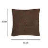 Kissenbezug 40x40 cm braun Kissenhülle 3D Waben Kissen Produktbild-Vorschau 3