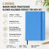 Taschenkalender 2027 A6 mit Gummiband - Kalender 1 Woche 2 Produktbild-Vorschau 2