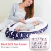 Nid d'ange avec matelas, lit portable pour nouveau-né de 0 Voir les images du produit 2